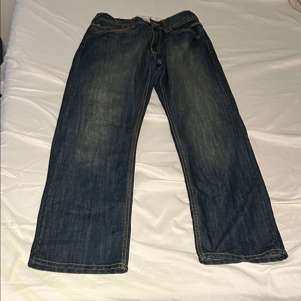 Relaxed Fit Dark Blue Men's Jeans